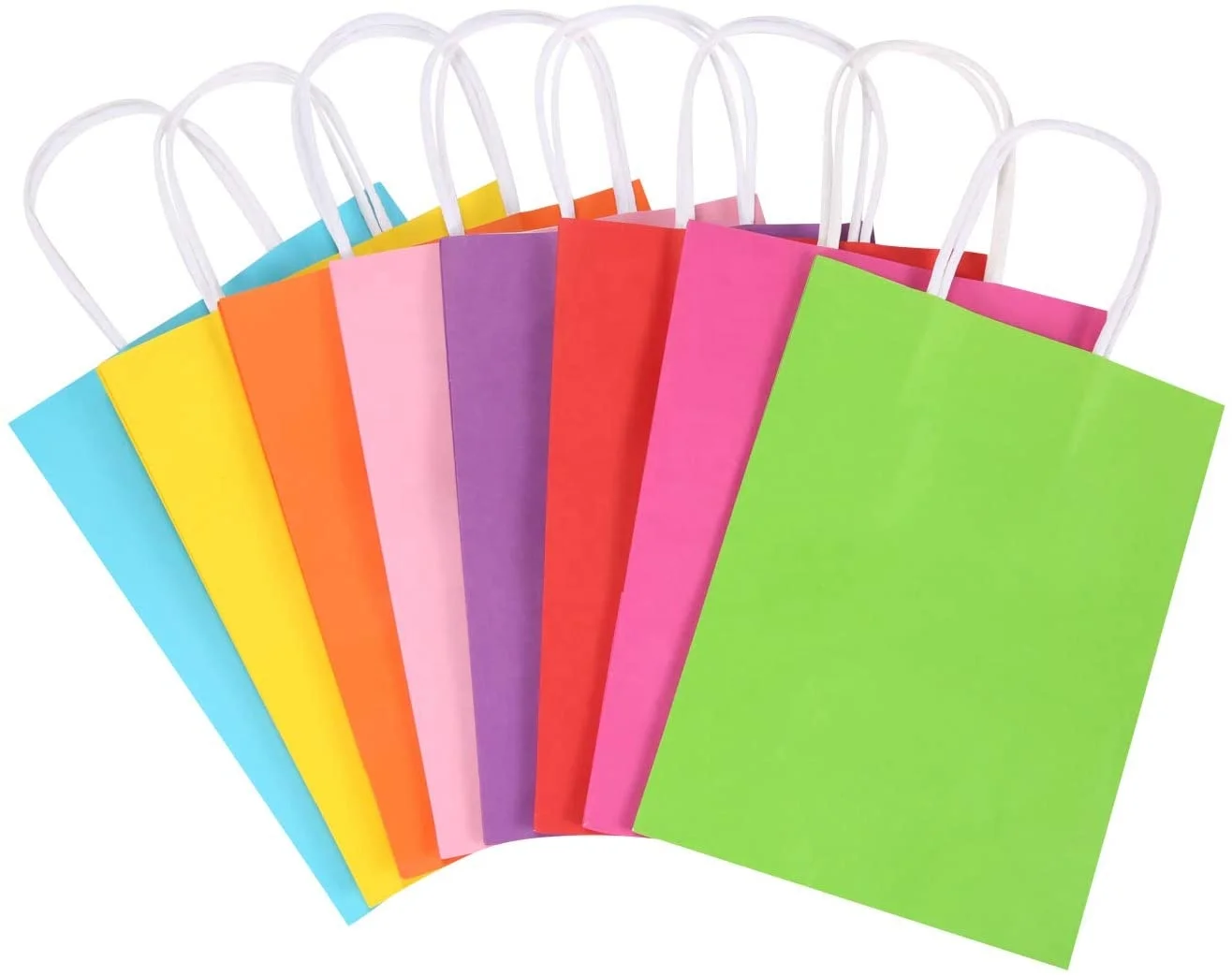 Low price Clearance Mini Pink Cute Unicorn Small Horse Flat Folding Cartoon Happy Birthday Party Gift Packaging Kraft Paper Bag