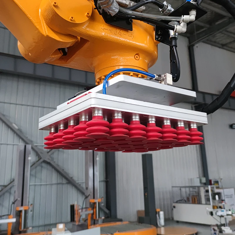 Fully Automatic Robot Palletizer For Pallet And Barrel bag carton case tape