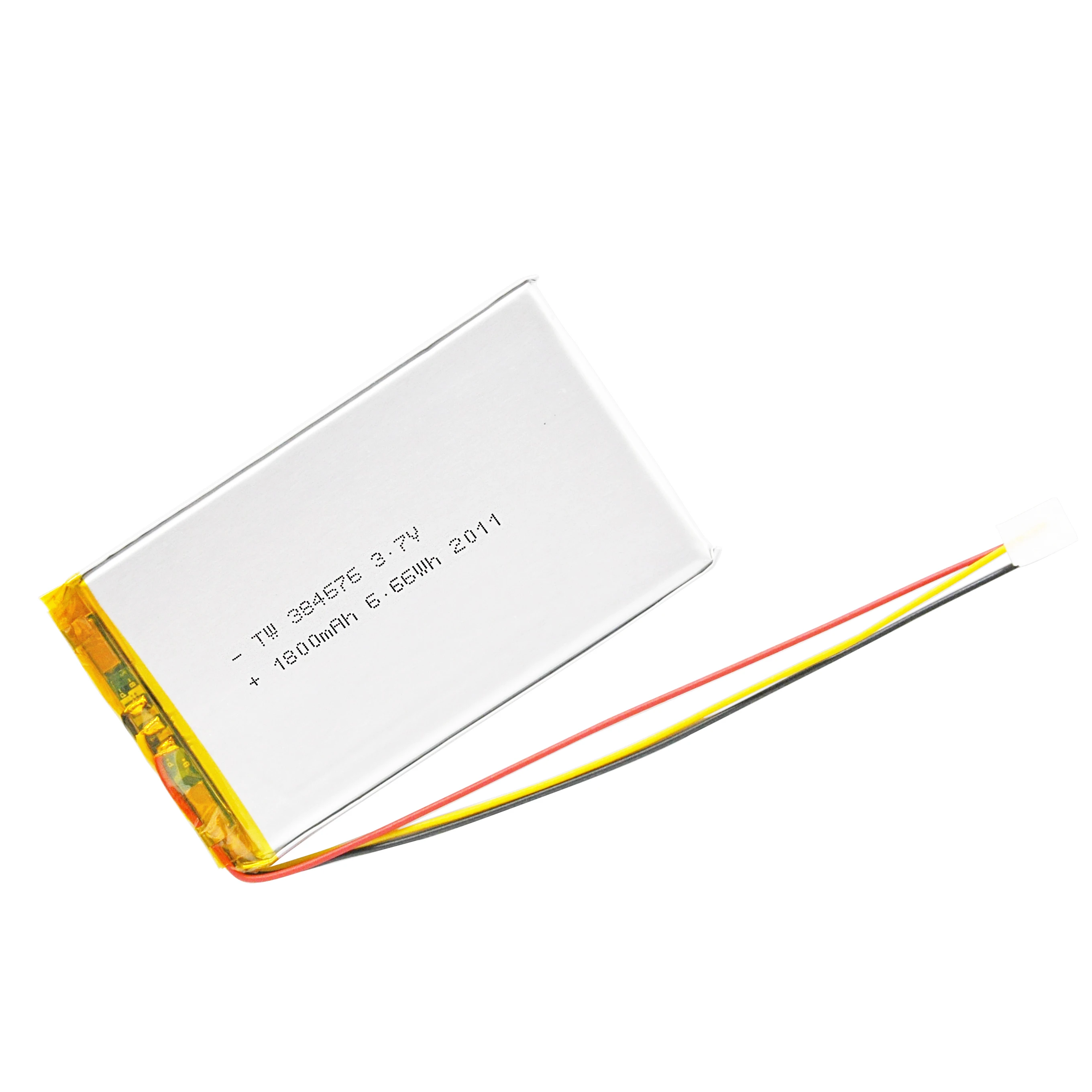 High capacity rechargeable li-polymer battery 3.7v 384676 lithium polymer battery li-polymer battery