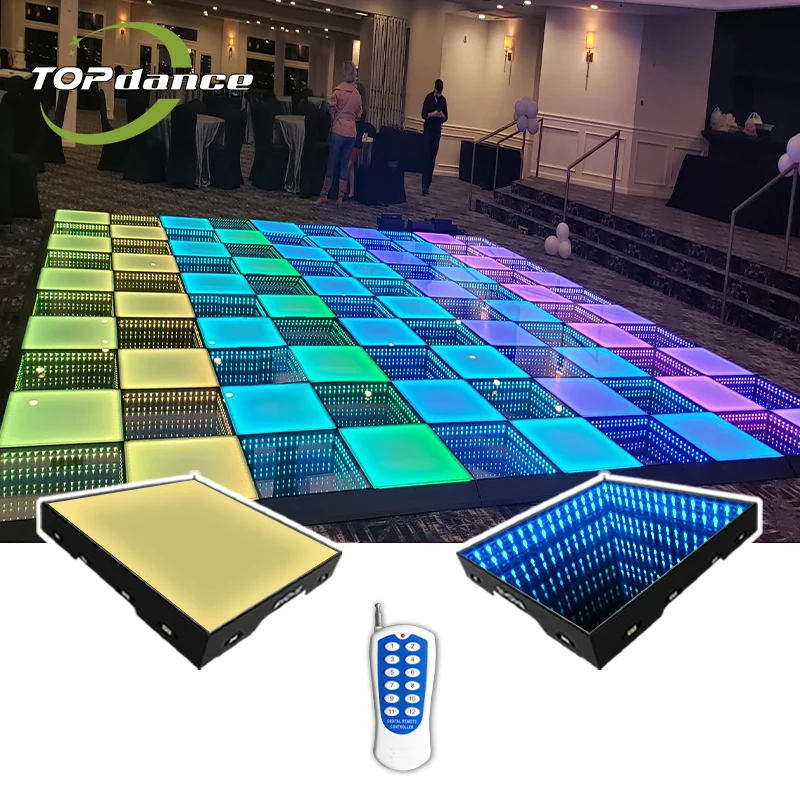 Party Event Disco Light Up Interactive Led Dance Floor Tile Rental