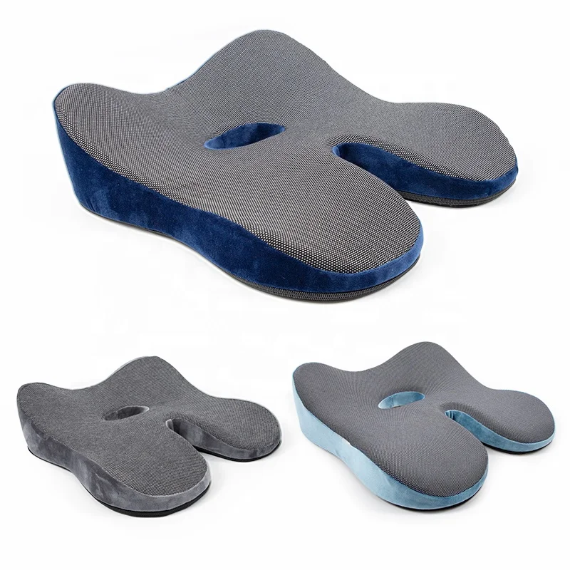 Hot JYM Manufacturer Office Working car cushion Best sales seat cover Memory Foam folded cushion seat for office