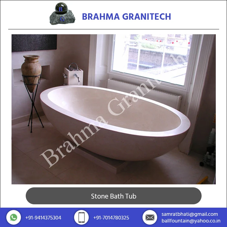 Artificial Design Natural Marble Stone Bath Tubs at Sale