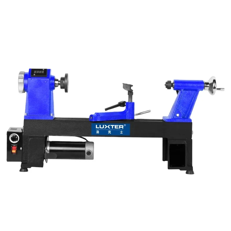 12 inch Variable speed Mini Wood Automatic Manual Turning Lathe Machine Speed digital display