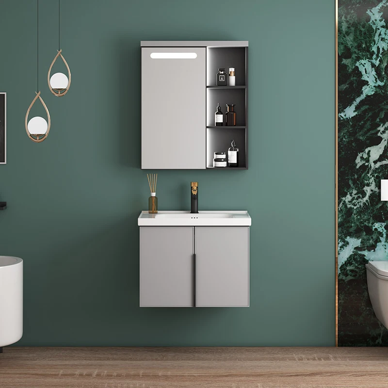  Hotel or Household style bath room wall Mounted cabinet mirror cheap bathroom vanity