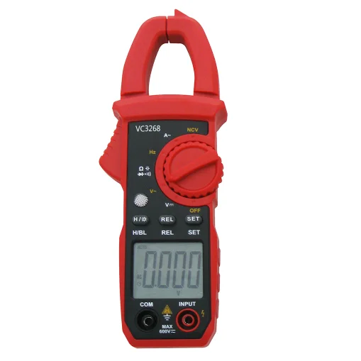 VC3268 Portable Handheld Digital Clamp Meter AC/DC Voltage Current Capacitive Resistance Multimeter Tester