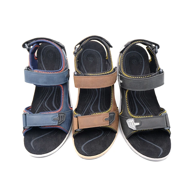 
Дышащие удобные летние мужские сандалии с липучкой 