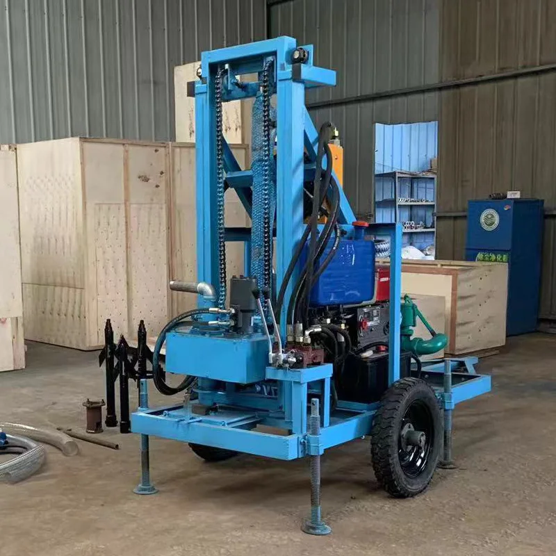 Small 180M Water Well Drilling Rig 180 150 Meter Water Well Drilling Rig For Water Well Machine