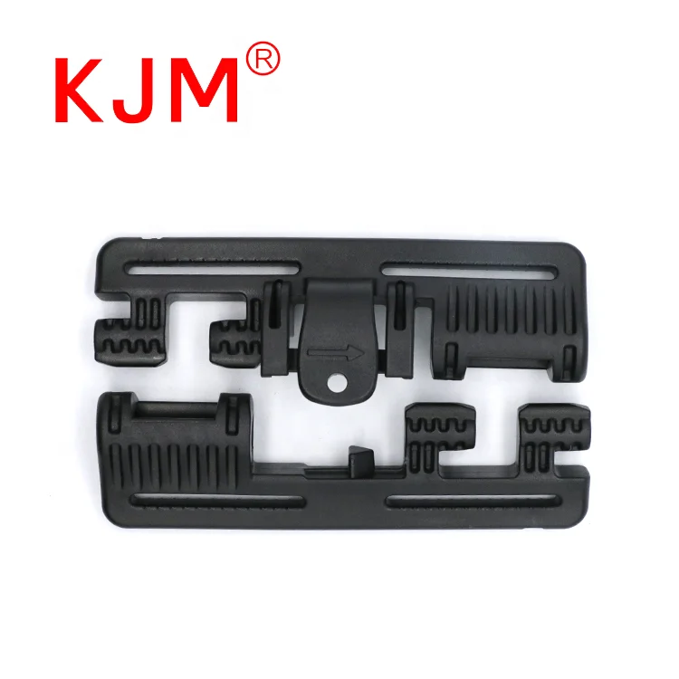 
KJM Factory Price Plastic Side Release Utility Buckle Clasp Ladder Lock Adjuster for Military Tactical Vest 