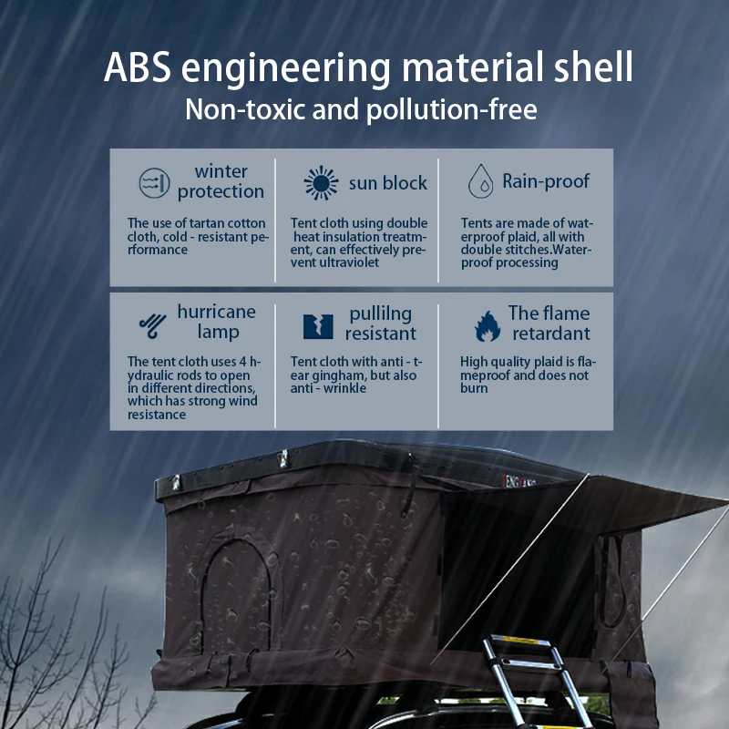 New Design TENG YANG Car Roof Tent Roof Top Tent Car Camper Suitable For Outdoor Camping