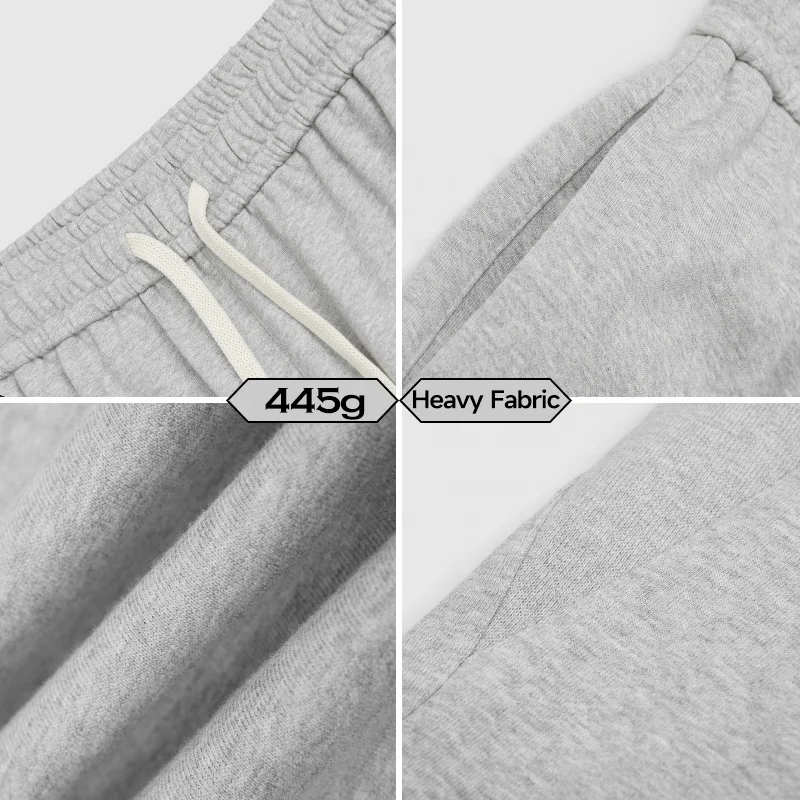 Летние мужские хлопковые шорты большого размера 445 GSM