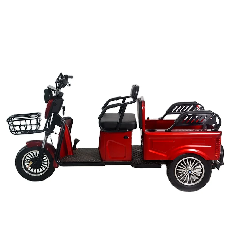 HOT sellingNew Model 2023 Hot Selling Fat Tire Passenger Electric Tricycle For Adults