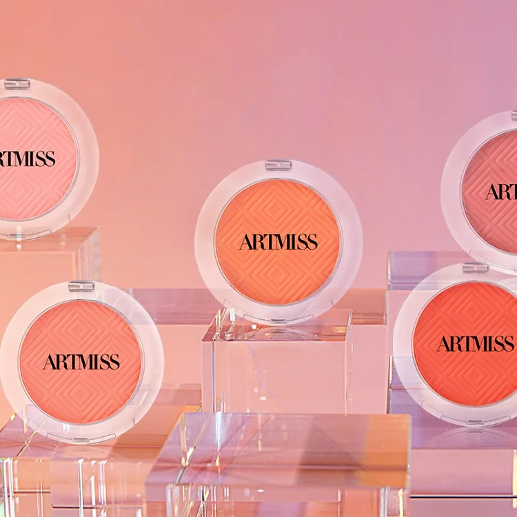 OEM ODM High Pigment Face Cheek Color Cheap Price Makeup Single Blush Blusher Private Label