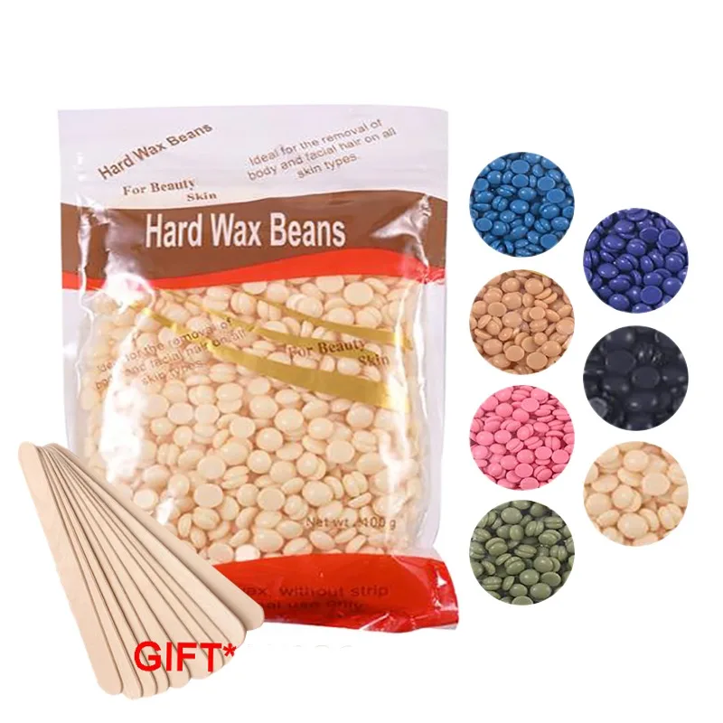 100g Wax Bean Rapid Depilation Paperless Heating Beeswax Solid Depilatory Wax Body Hair Removal Beauty & Personal Care Product