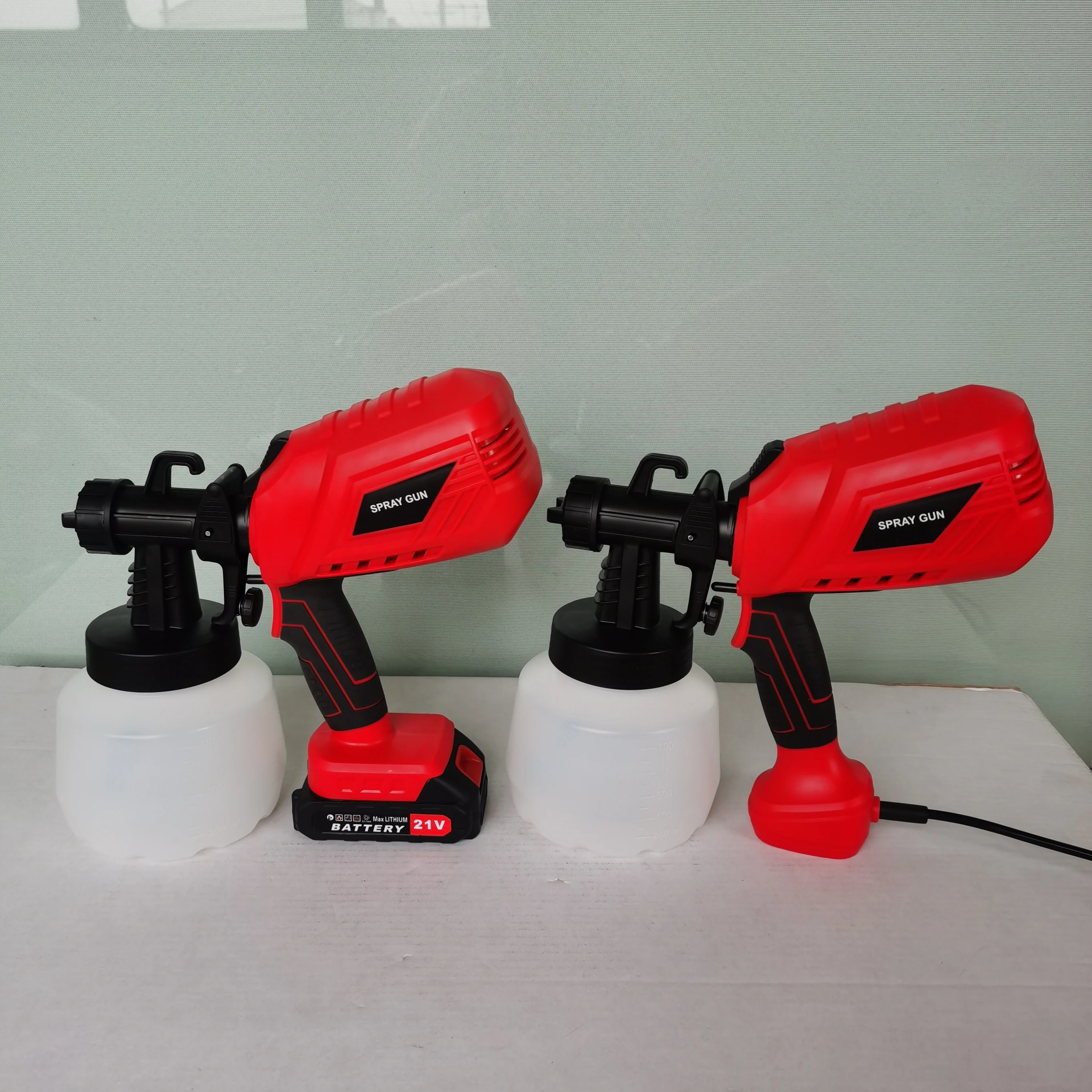 500W Paint Sprayer Gun HVLP Hand Held Electric Spray Gun Machine 800ml Ningbo Manufacture