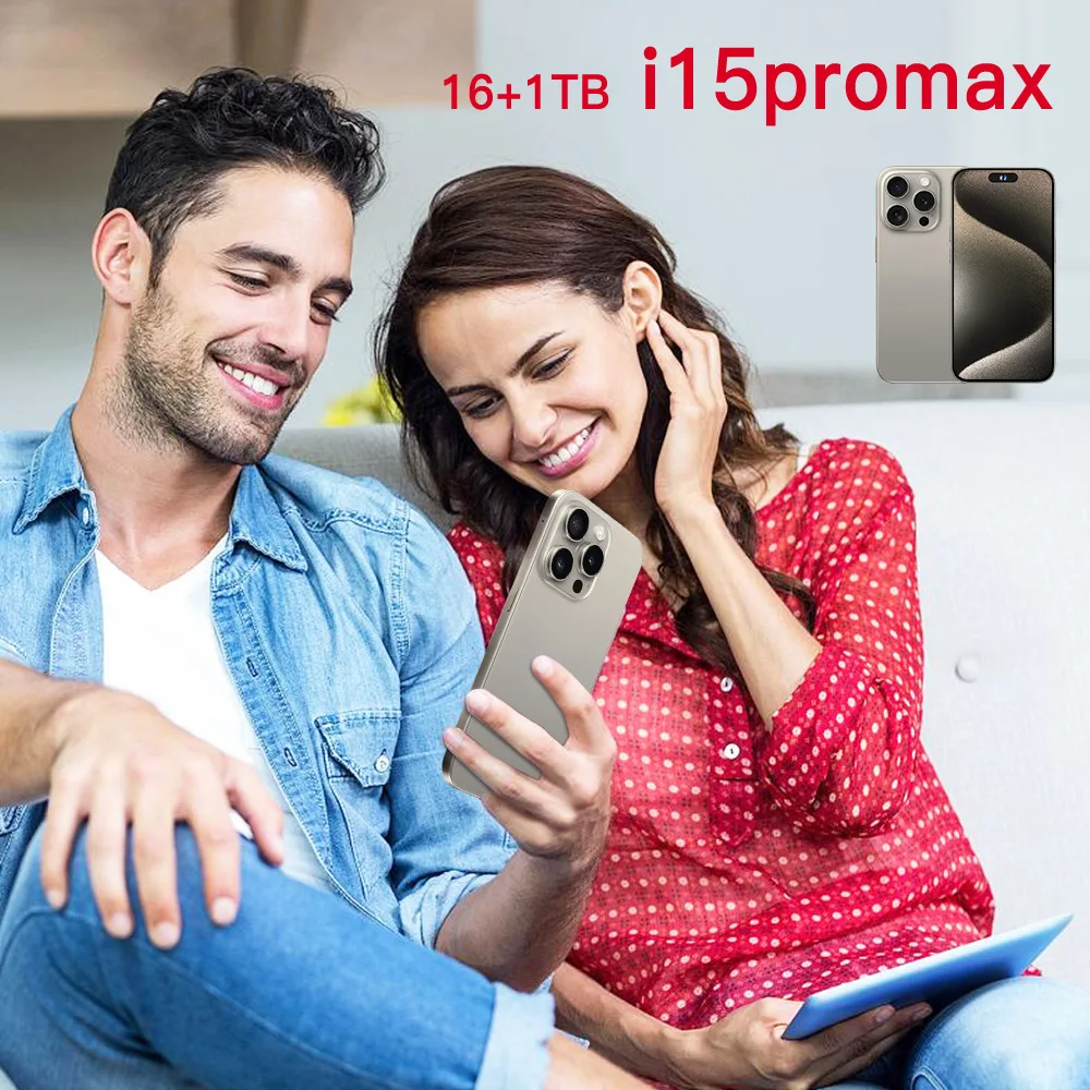Best 15 Pro Max 4G/5G Smartphone Unlocked 16GB+1TB True Memory Dual SIM 128GB ROM HD Display 8000mAh 108MP US Version Gaming