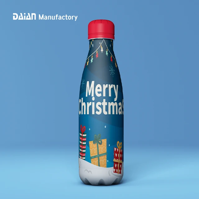 Wholesale Christmas Gift Promotional Double Wall Insulated Stainless Steel Thermal Vacuum Flask