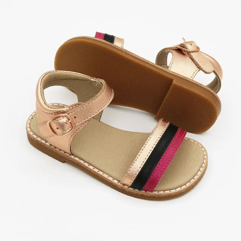 Wholesale Customized Summer Fashion Breathable Non-slip Flat Casual Kids Sandals Hardsole cheap kids sandals