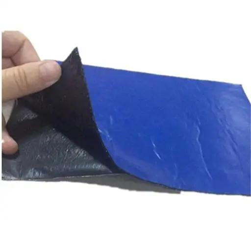 Sample of Self Adhesive Polymer Modified Bitumen Waterproof Roof Sheet SBS Modified Asphalt Water Proof Roofing Membrane
