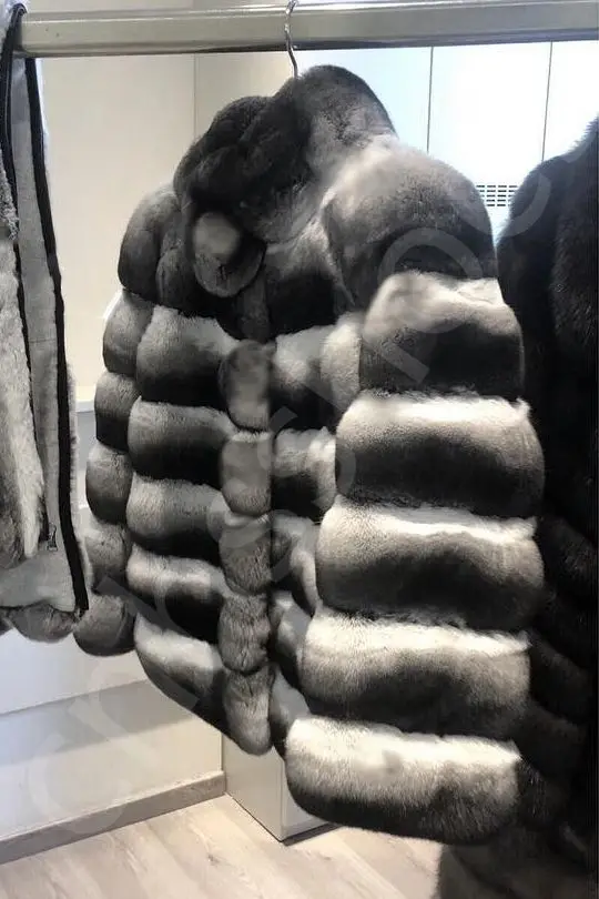 TMW top OEM/ODM grade luxury natural oversized chinchilla coat genuine mink fur winter overcoat real fur coat mink fur coat