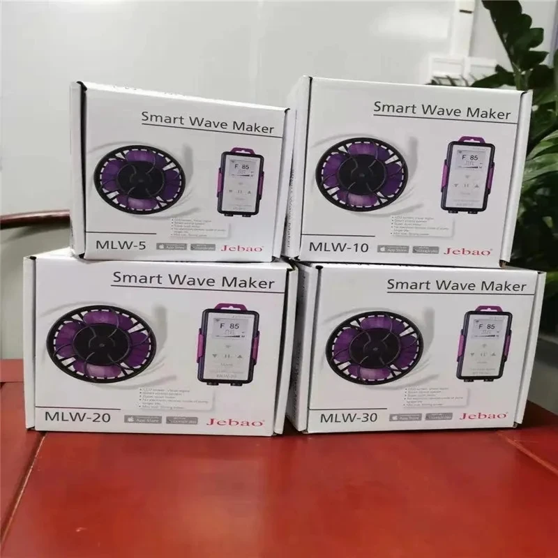 Jebao Smart Wave Maker Pump WiFi APP Controller LCD Display MLW MOW Aquarium Flow Pumps For Fish Tank Marine Reef Aquariums