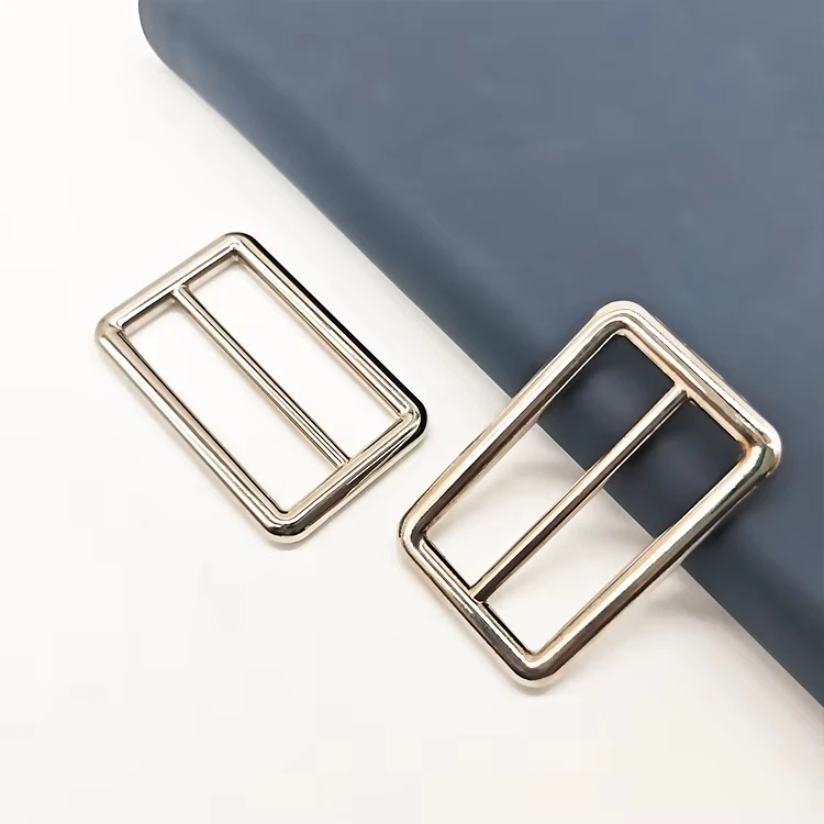 Wholesale China Manufacturers New Fashion Bag Backpack 37mm Square Ring Buckle High Quality Loop Belt Strap Metal Buckles