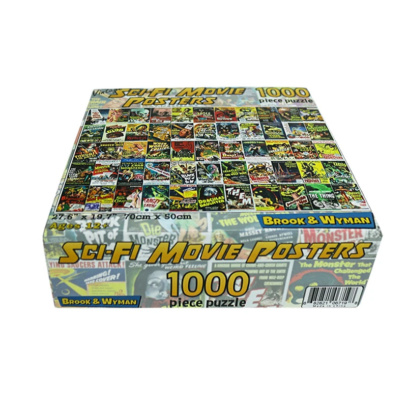 Free sample 500 1000 piece puzzle custom sublimation puzzle game maker custom children free sample custom adult toy puzzle