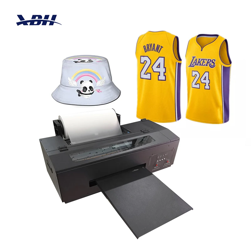 Mini A3 30CM Impresora DTF Printing Machines 6 Colors New DIY Textile Fabric Tshirt Digital Roll Pet Film DTF Printer