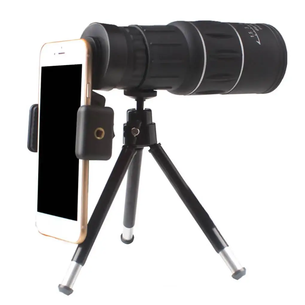 16x52 Двойной фокус зум оптический объектив Монокуляр без инфракрасного ночного видения Охота Туризм телескоп