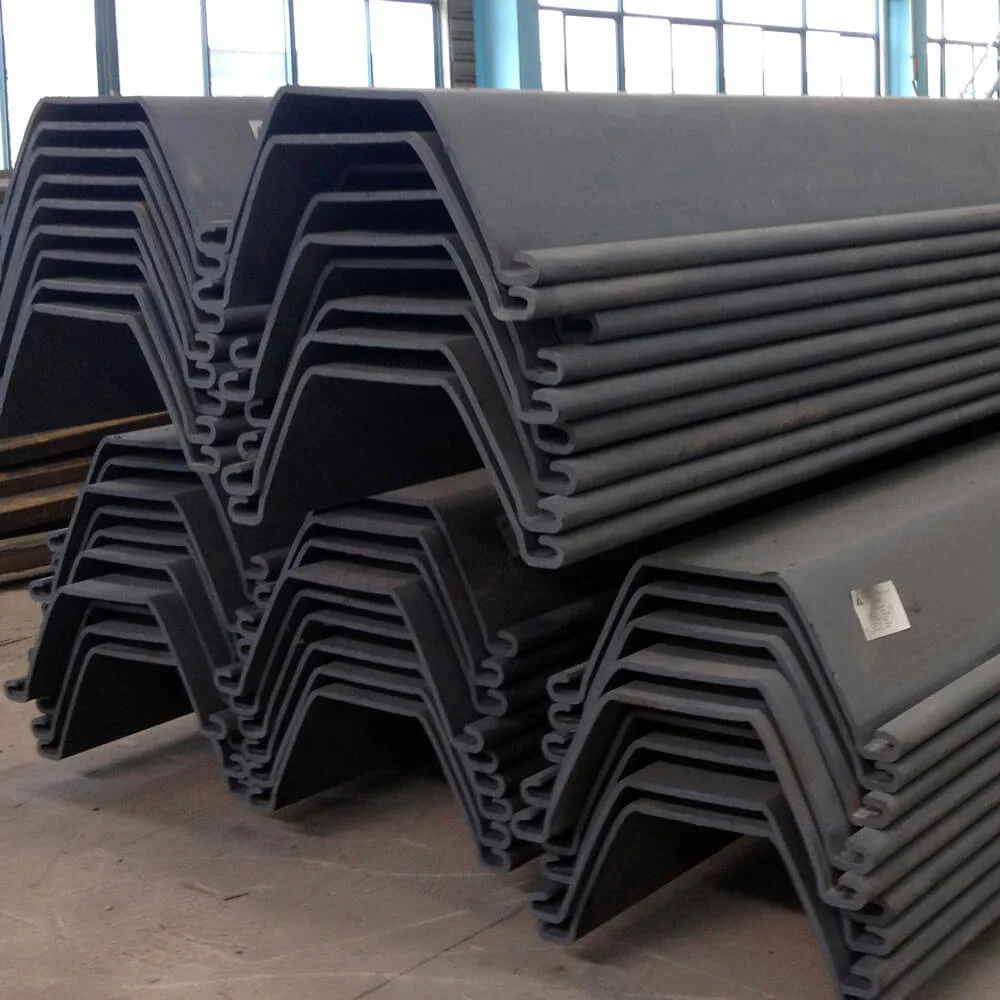 
Chinese high quality 12m cold formed U shape steel sheet piling pile for construction 