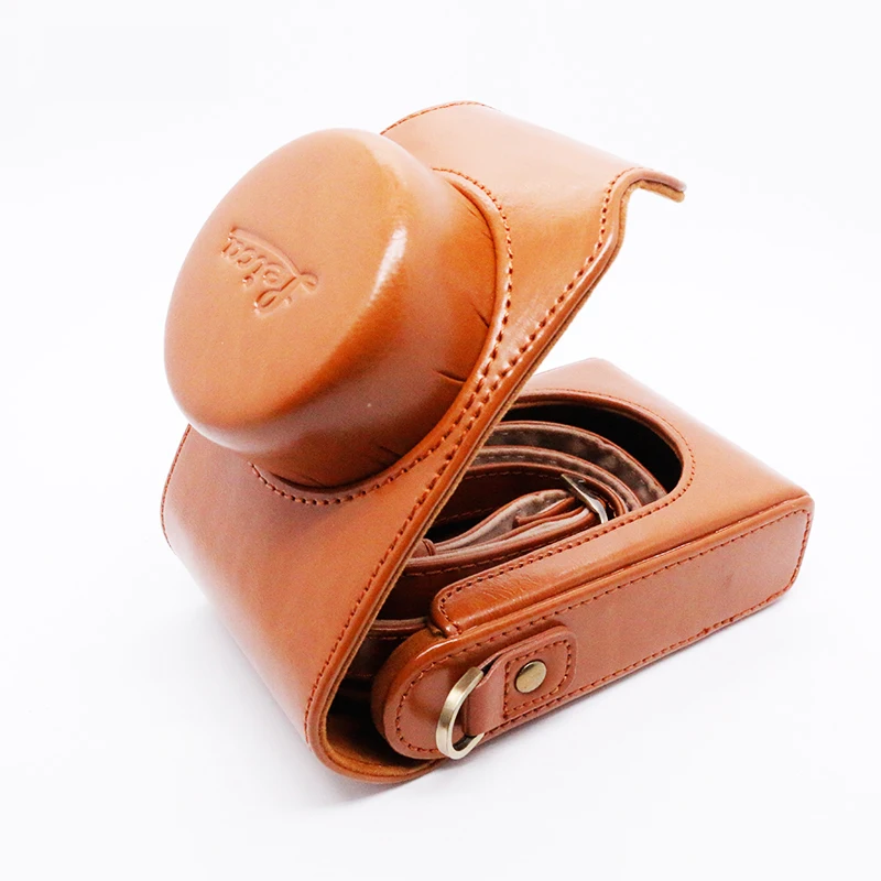 
Custom outdoor travel waterproof leather camera backpack insert bag 