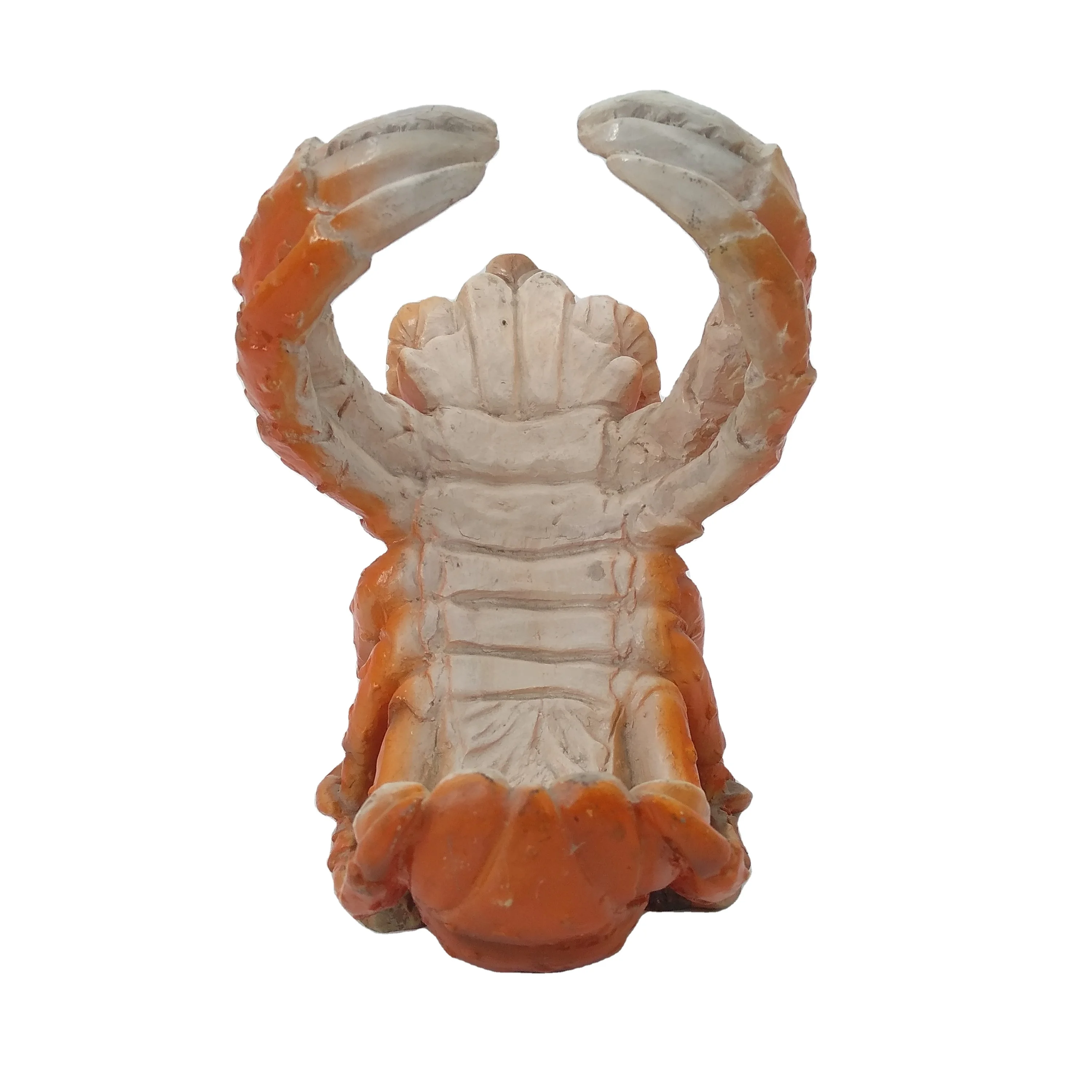 Custom Model Polyresin Lobster Statue Crab Animal Ornament Wine Bottle Holder for Home Decoration Gifts Tabletop Art Decor