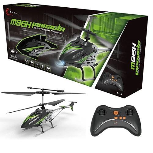 Оптовая продажа, высококачественный вертолет среднего размера со светодиодной подсветкой и гироскопом 2,4G 3.5CH