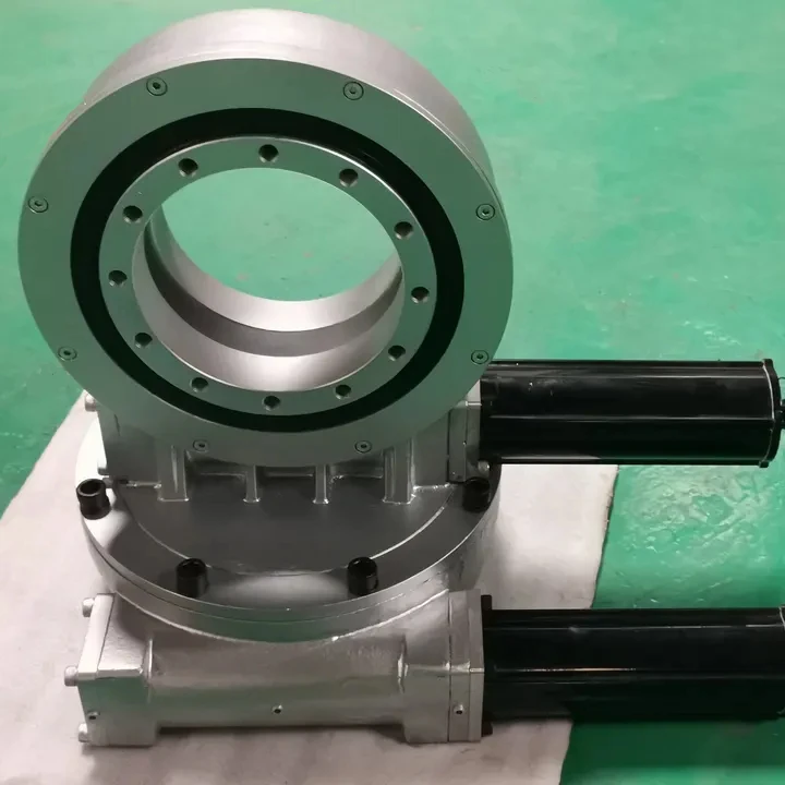 Dual Axis Svh7 Slewing Drive with 24VDC Motor for Large Solar Tracker