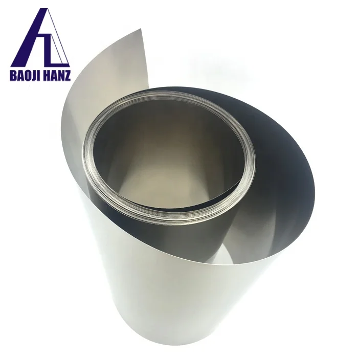 
ASTM B265 Ultrathin Gr.1 gr.2 gr.5 0.8mm strip titanium foil for outdoor stove 