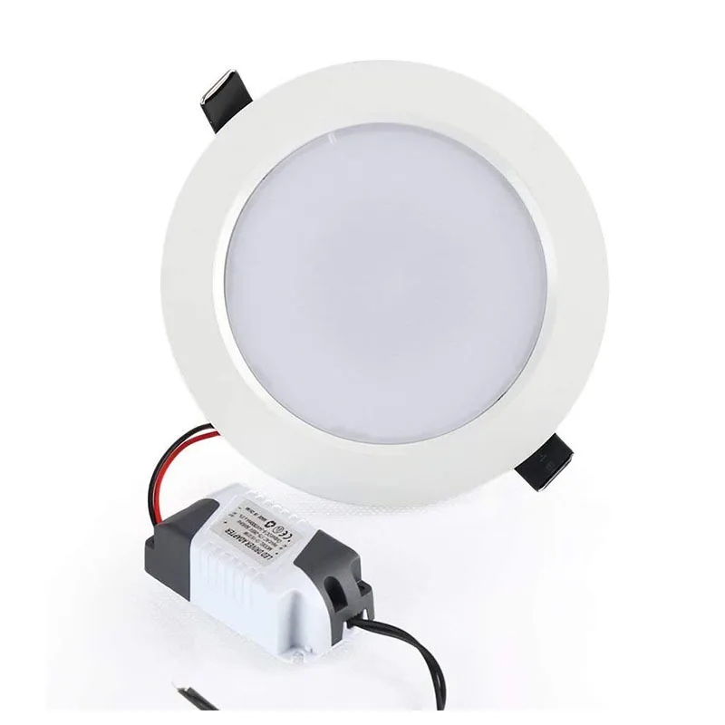 Remote Control Dimmable 10W  RGBWW Colorful LED Panel Down light Round Ceiling Spot Light For  Indoor Room Hotel Villa Shop Bar