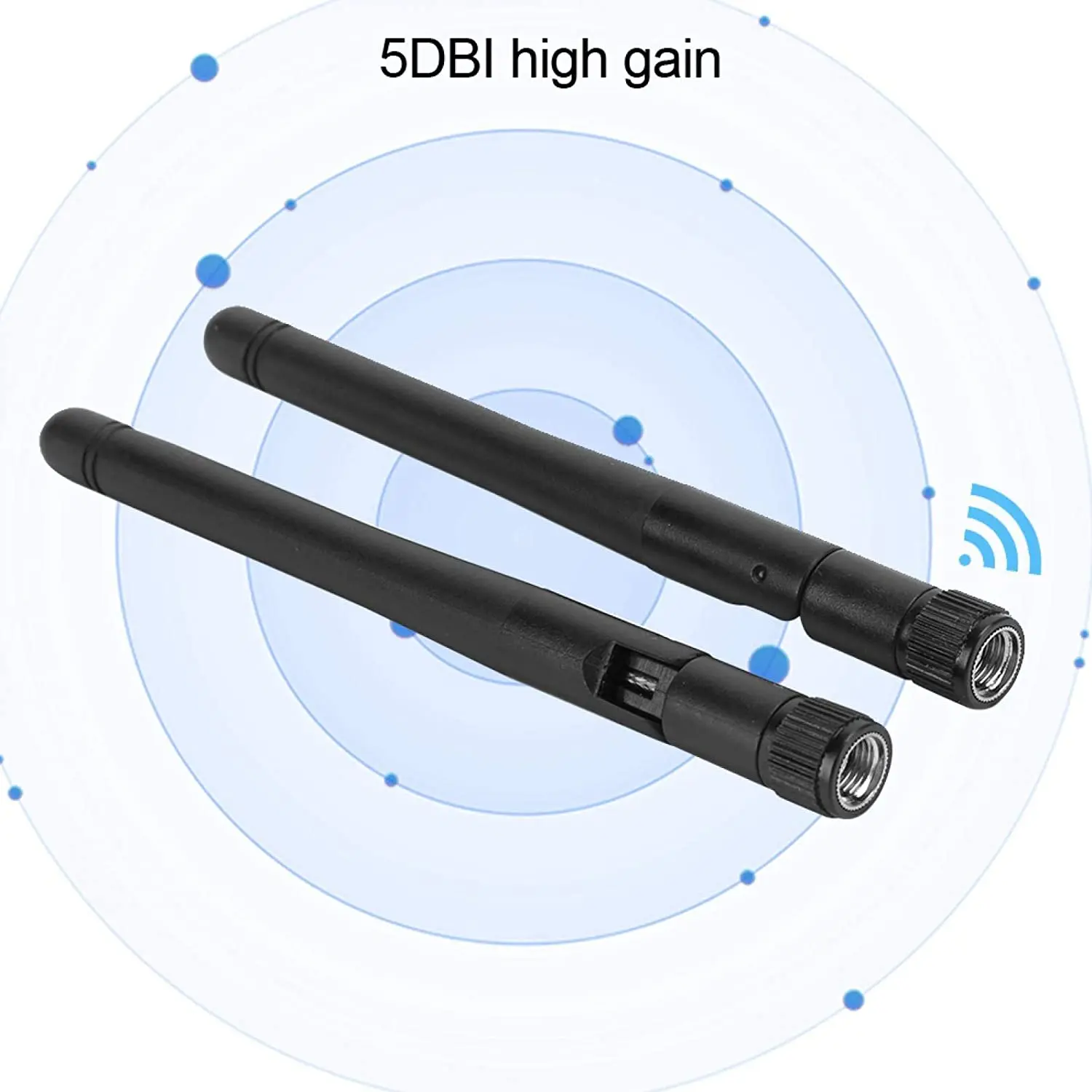 108 мм 3dBi 2,4 г 5,8 ГГц, Wi-Fi антенна с разъемом SMA