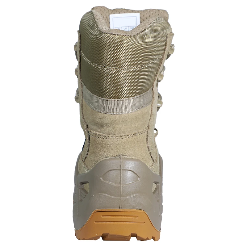 Double Safe Factory  Coyote Leather Tactical Hiking Outdoor Jungle Boots Combat Trekking Boots