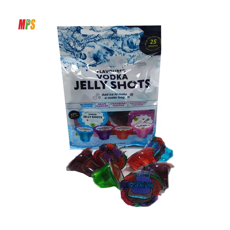 New Product Vodka jelly shots alcohol infused fruit flavour juice jello shot