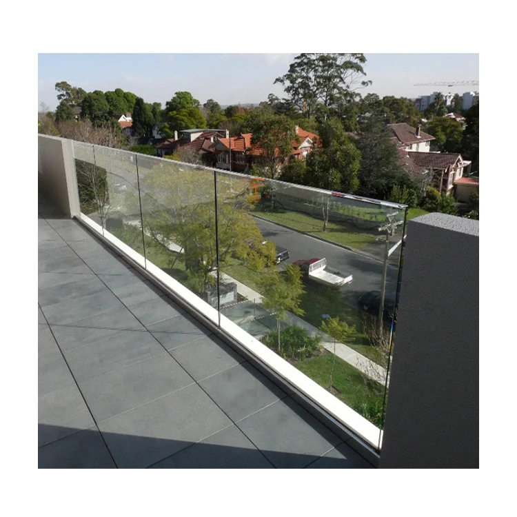 Aluminium Frame&Frameless Tempered Glass Railings Balustrades Including Free Design