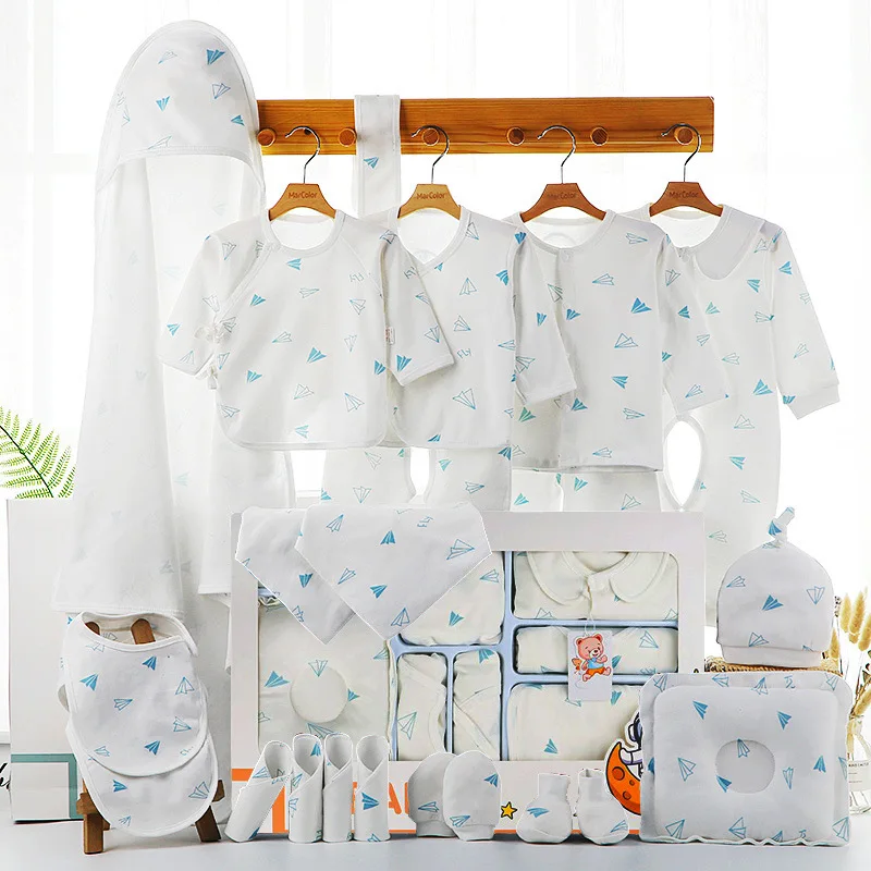 Wholesale 18PCS 22PCS Baby Sleepwear Gift Package Newborn Clothes Baby Gift 100% Cotton Baby Clothes Gift Set
