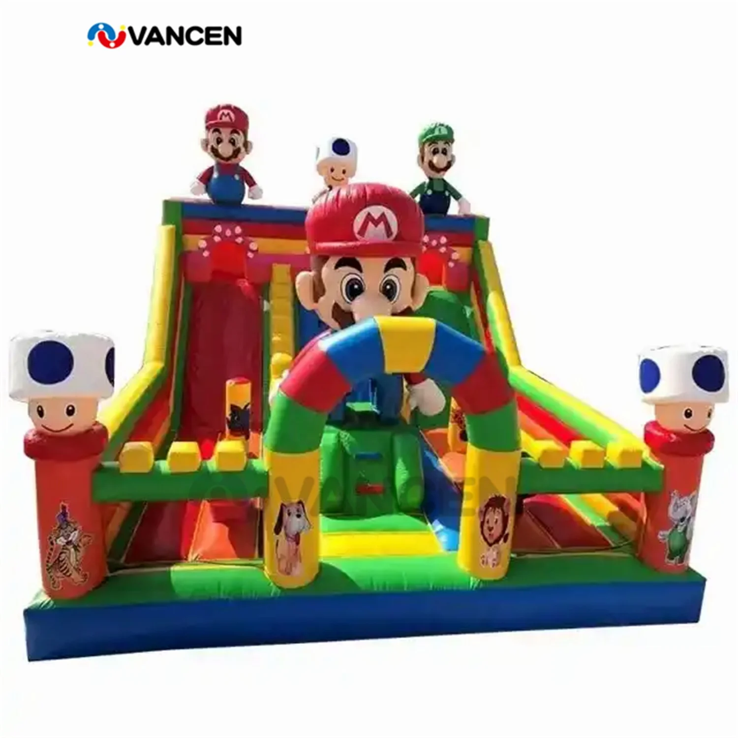 Kids bounce house commercial jumping castle bouncer combo obstacle course mini inflatable bouncy castle playground customizable