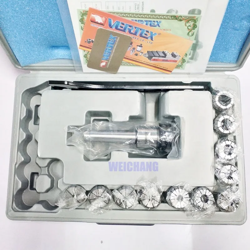 VERTEX цанговый держатели конус с MT3-ER32 цанги наборы (4-20 мм) 11 шт. ЧПУ держатель