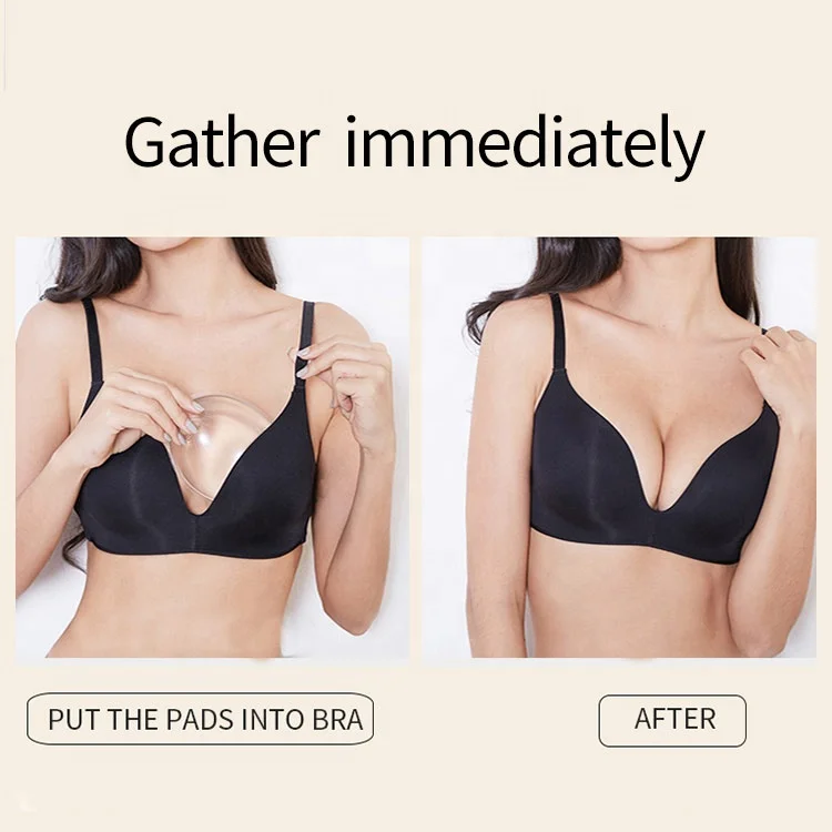 Xinke Breast Enhancement Push up Bra Pad Silicone Bra Insert Manufacturer Adults Soft Underwear Accessories OEM & ODM