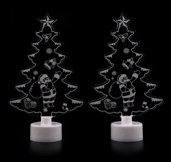
2020 hot sale LED flashing luminous christmas santa snowman toys 