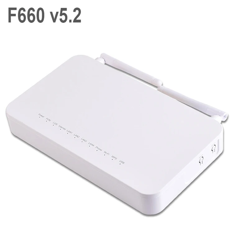Low Price Secondhand Router ONU GPON F660 V5.2 F460 F450A Single Band Fibra Optica 4FE+1POTS+1USB+WIFI For ZTE Router ONT