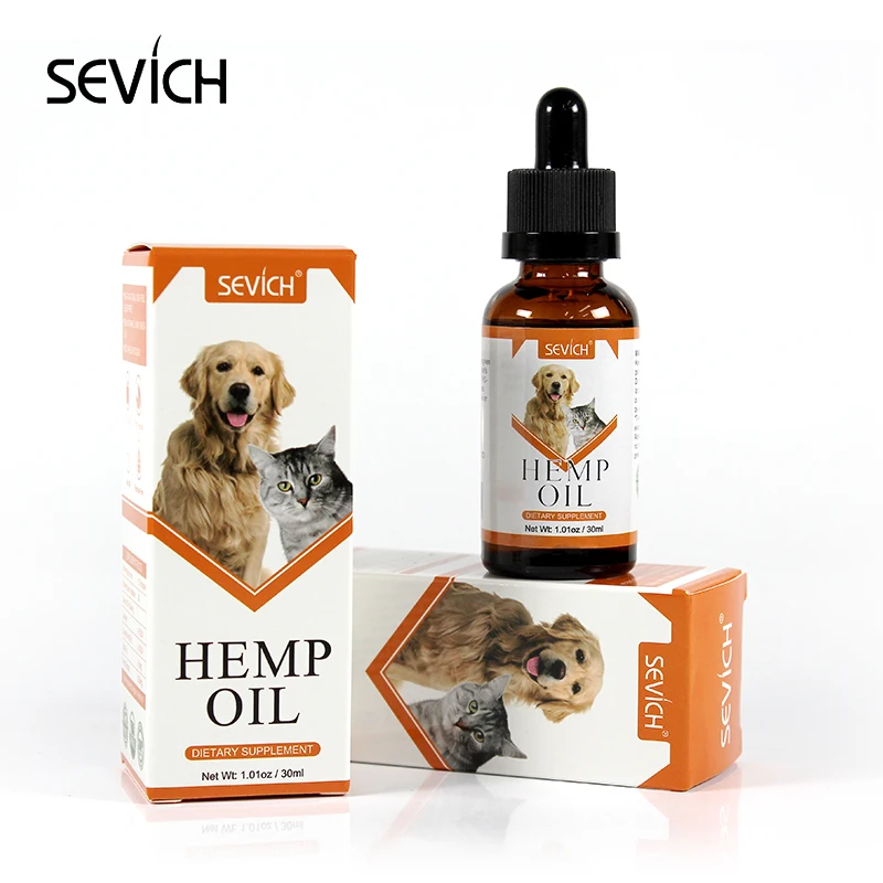 Factory Promotes Animal Hair Smoothing Oil Supply High Quality Hemp Oil For Pets Hemp Oil For Dogs And Cats Hair Care