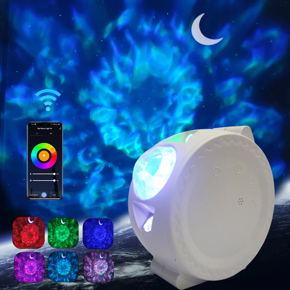 star light WiFi smart control Tuya laser star moon indoor and outdoor atmosphere star light projector
