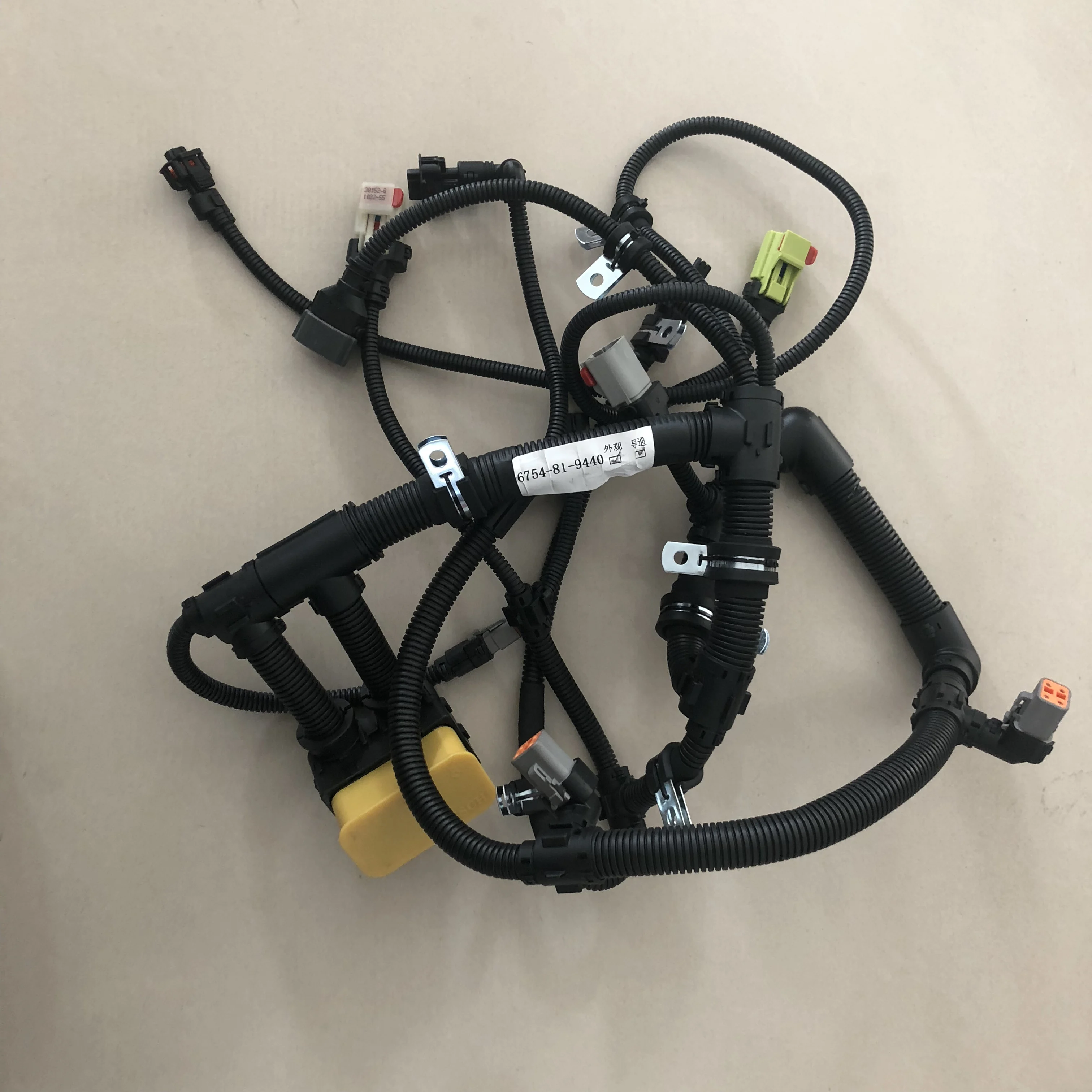 Excavator wire harness 6754-81-9440 engine harness 6754-81-9310 for PC200-8 PC200LC-8 PC220-8