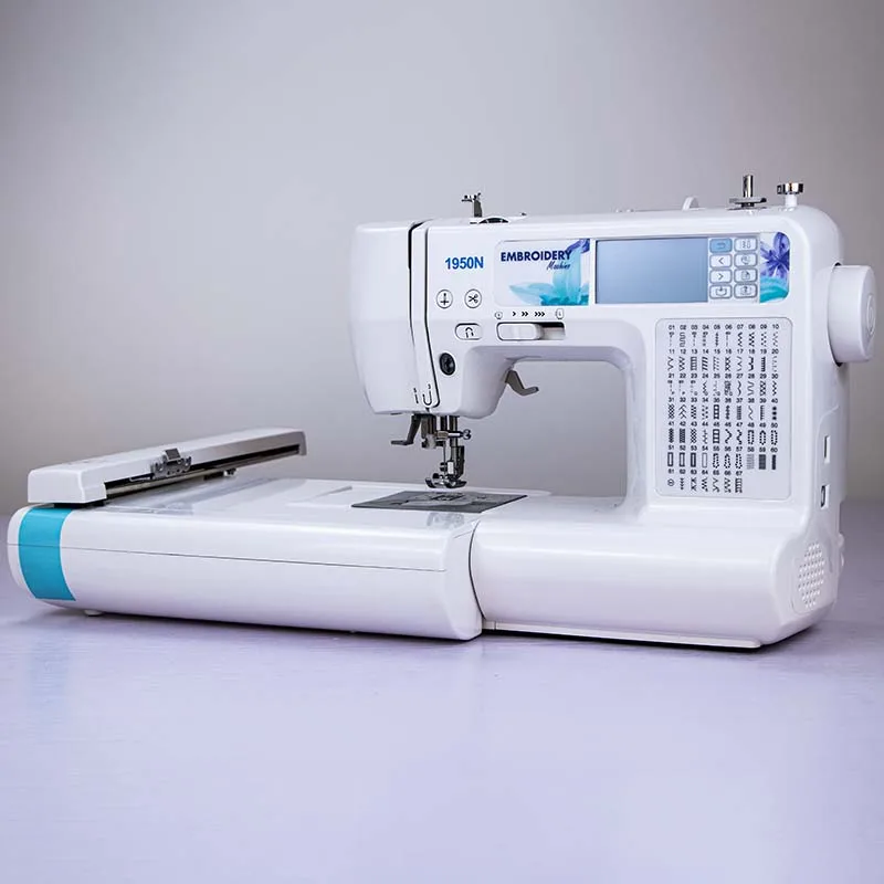 China Automatic Household ZY1950N Computerized Sewing and Embroidery Machine Single Head Multi-Stitch with Reliable Motor Gear
