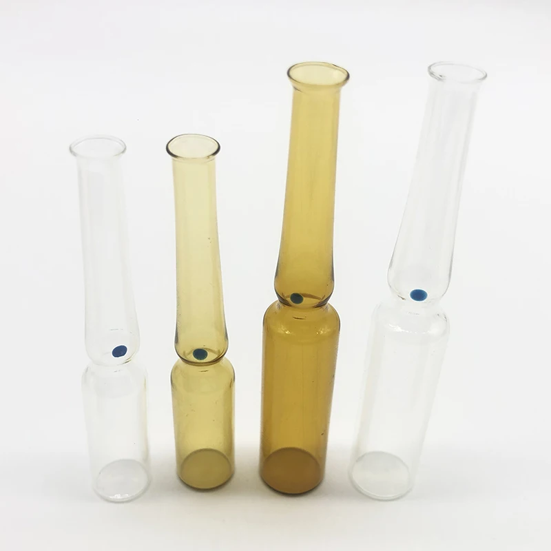 LOW BOROSILICATE 1ML 2ML 3ML 5ML 10ML CLEAR GLASS AMPOULE CHINESE YBB STANDARD WITH OPC GLASS AMPOULE FOR PHARMACEUTICAL PACKAGE